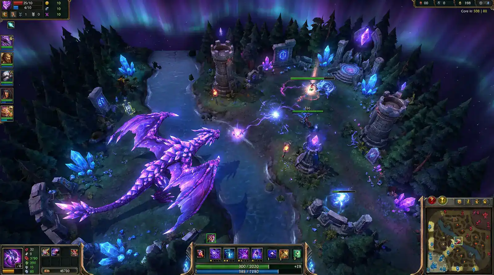Objective control betting i LoL med Rift Herald och Elder Dragon